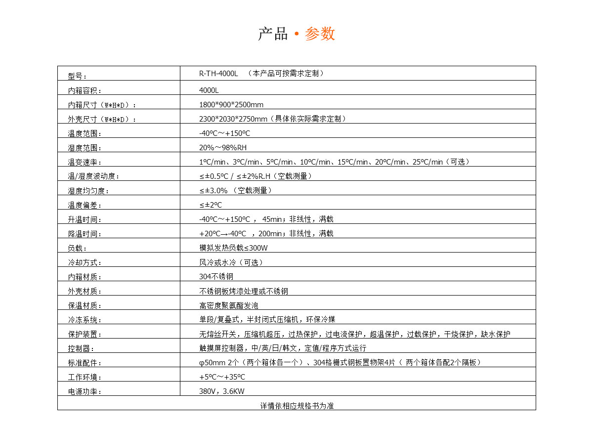 恒溫恒濕試驗(yàn)箱RK-TH-4000L